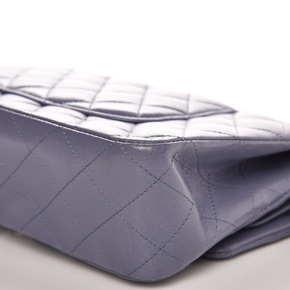 Chanel Lambskin Quilted Medium Double Flap Light Purple 12 of 16