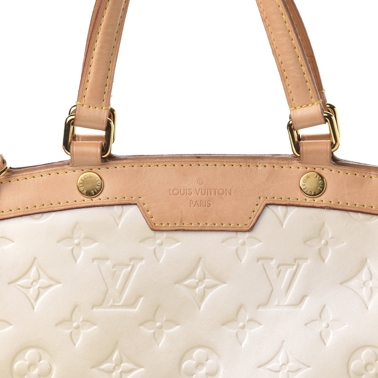 Louis Vuitton Vernis Brea MM Blanc Corail 12 of 12