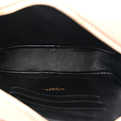 Saint Laurent SAINT LAURENT Grain De Poudre Matelasse Monogram Mini Lou Camera Bag Dark Beige 5 of 12