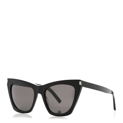 Saint Laurent New Wave SL214 Kate Cat Sunglasses Black 1 of 7