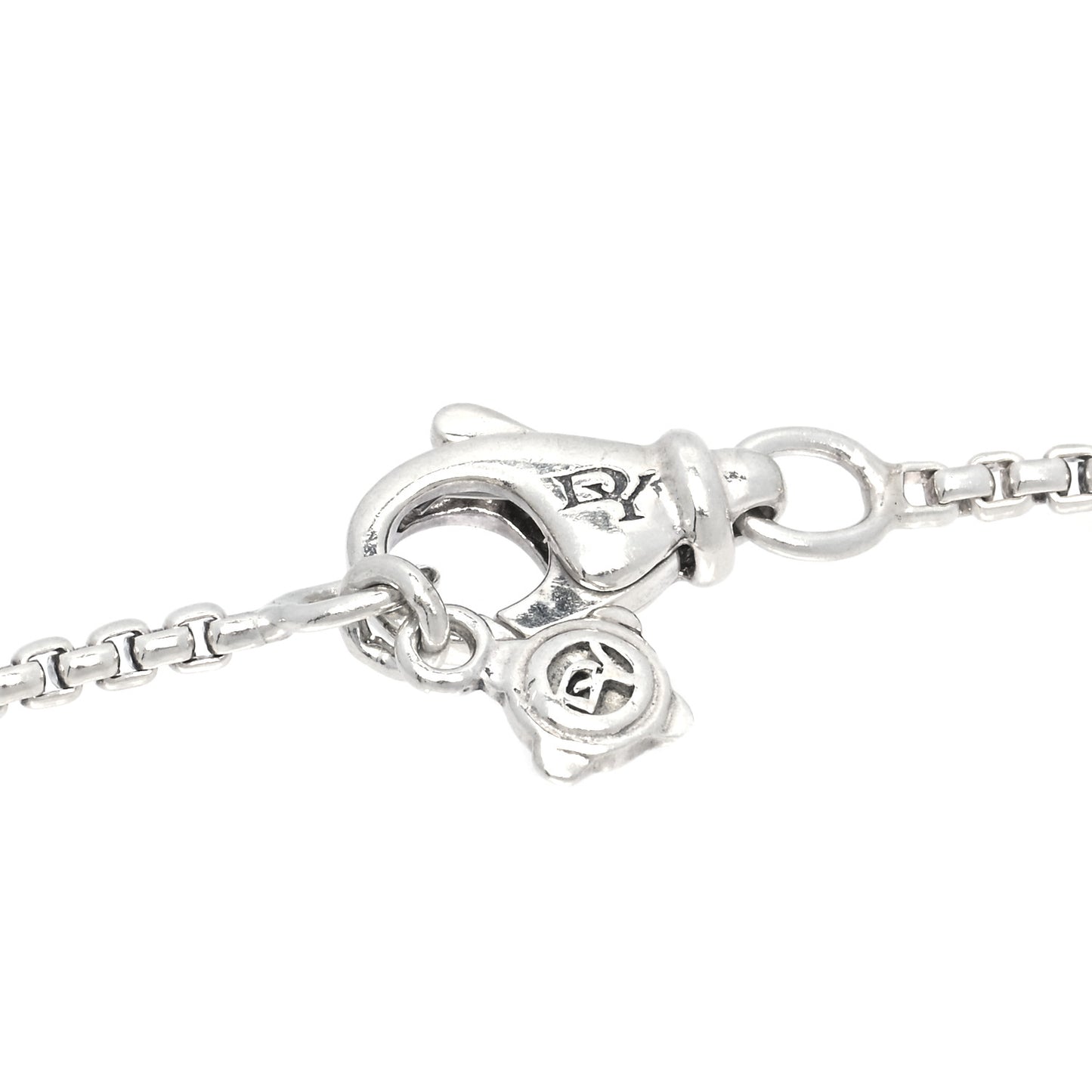 Sterling Silver Diamond 10mm Labyrinth Pendant Necklace