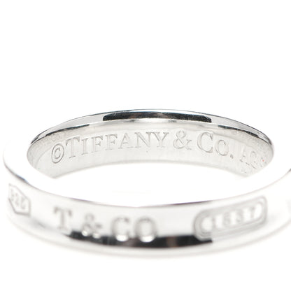 Tiffany Sterling Silver Narrow 1837 Band Ring 49 5 4 of 5