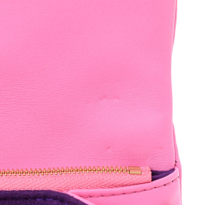 Louis Vuitton Lambskin Embossed Monogram Vuittamins Pochette Coussin Rose Violet 10 of 10
