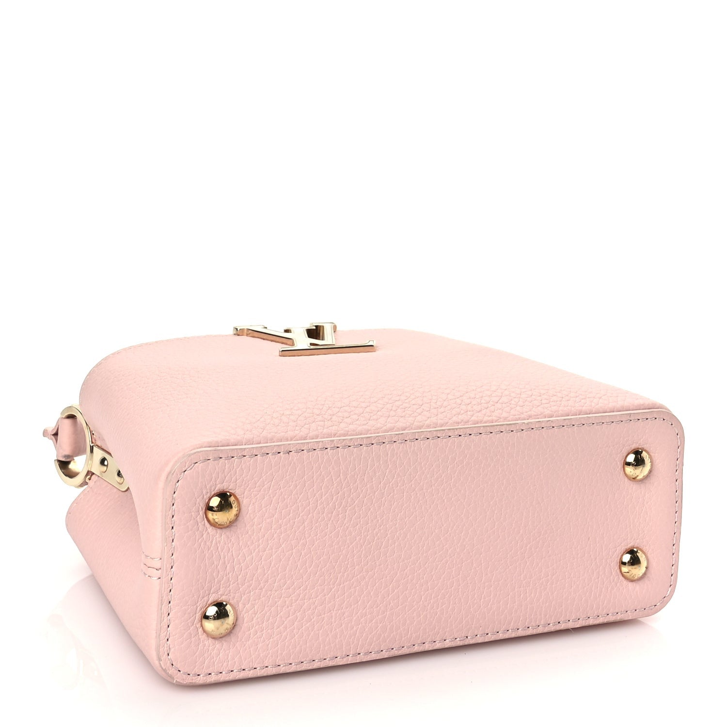 Louis Vuitton Taurillon Marble Capucines Mini Pink 3 of 6