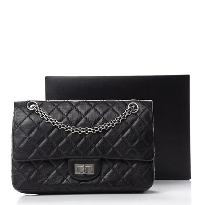 Chanel Aged Calfskin Quilted 2.55 Reissue 225 Flap Black 12 of 12