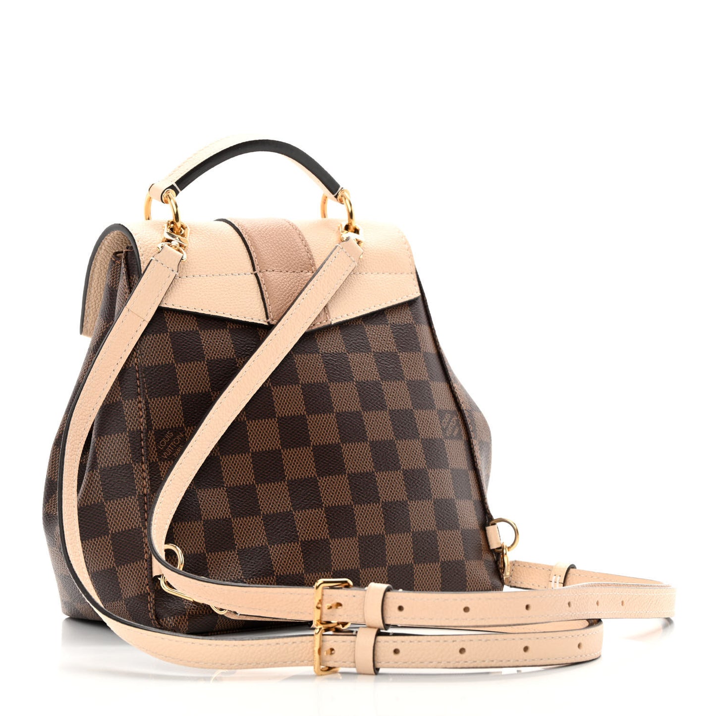 Damier Ebene Clapton Backpack Creme