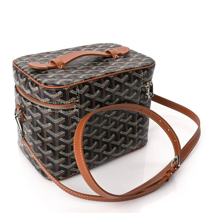 Goyard ine Muse Vanity Case Black Gold 2 of 8