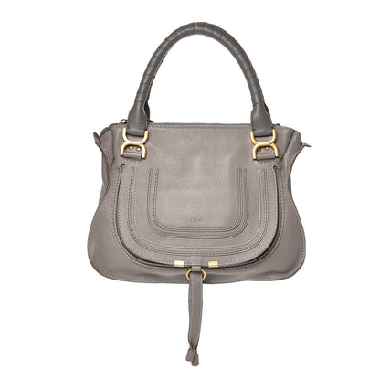 Chloe Calfskin Medium Marcie Satchel Cashmere Grey 1 of 13