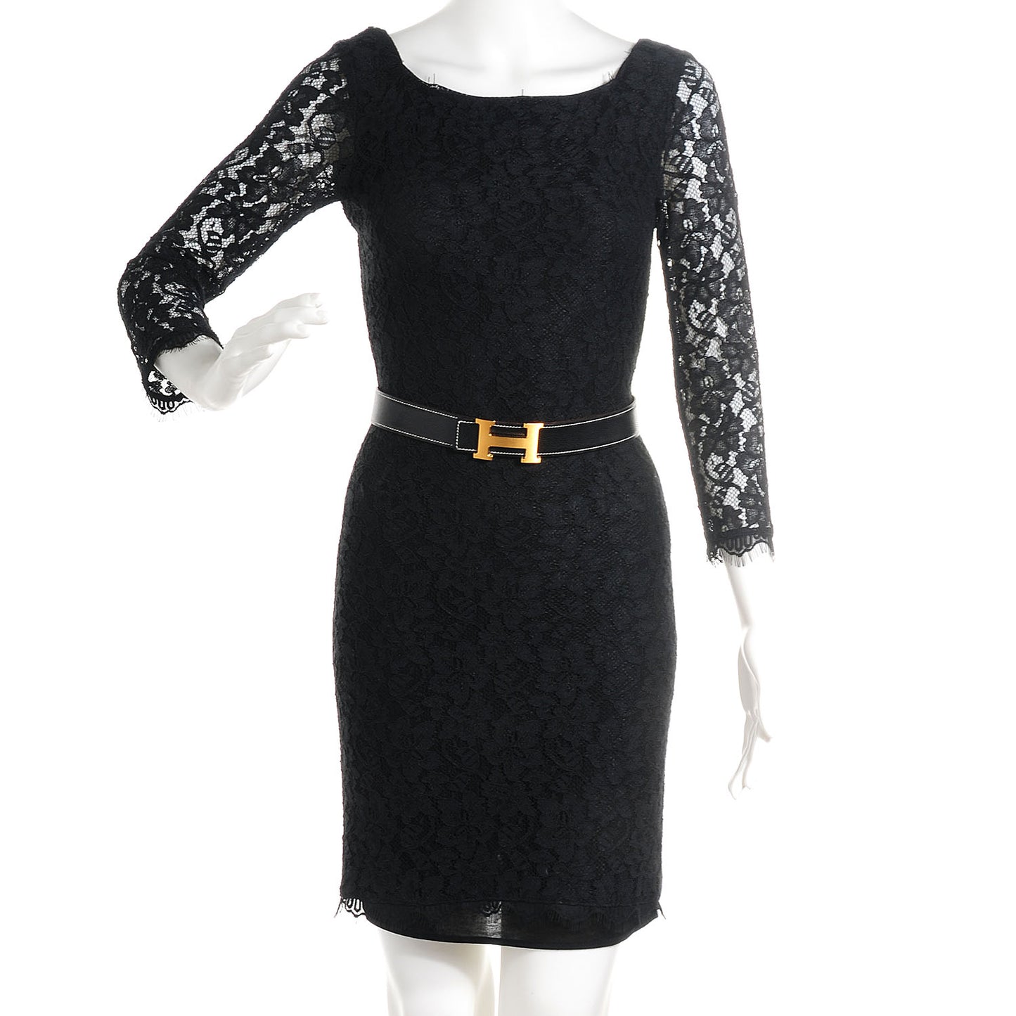 Epsom Togo Reversible Brushed H Constance 32mm Belt 70 Black Gold