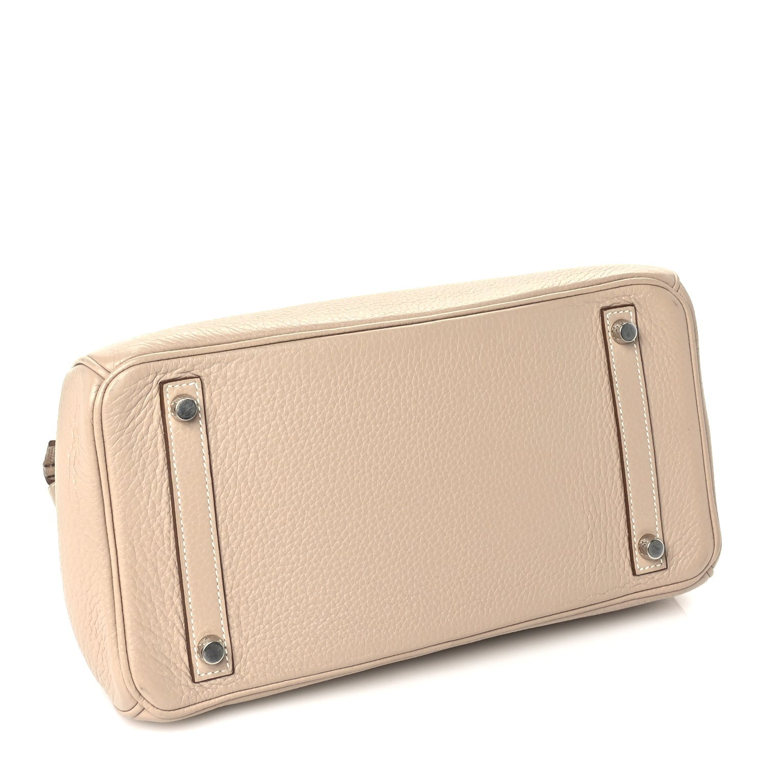 Hermes Taurillon Clemence Birkin 30 Argile 3 of 9