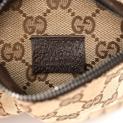 Gucci GG Monogram Double Pocket Belt Bag Dark Brown 7 of 7