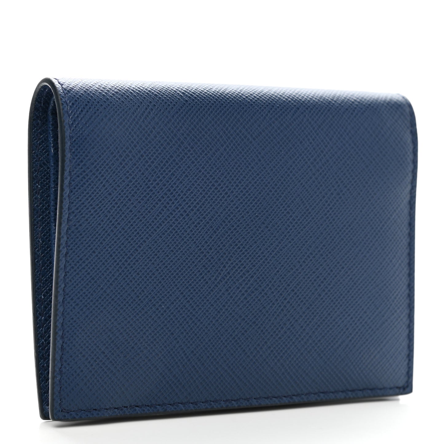 Saffiano Shine Monochrome Bi-Fold Wallet Bleuette