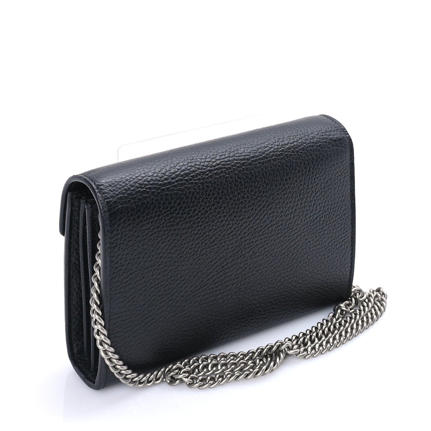 Calfskin Mini Dionysus Chain Wallet  Black