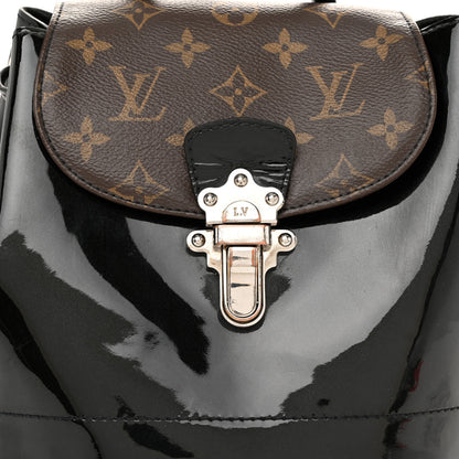 Louis Vuitton Patent Monogram Hot Springs Backpack Black 8 of 16