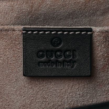 Gucci Calfskin Studded Small Padlock Shoulder Bag Black 6 of 12