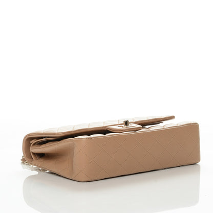Chanel Lambskin Quilted Medium Double Flap Beige 4 of 7