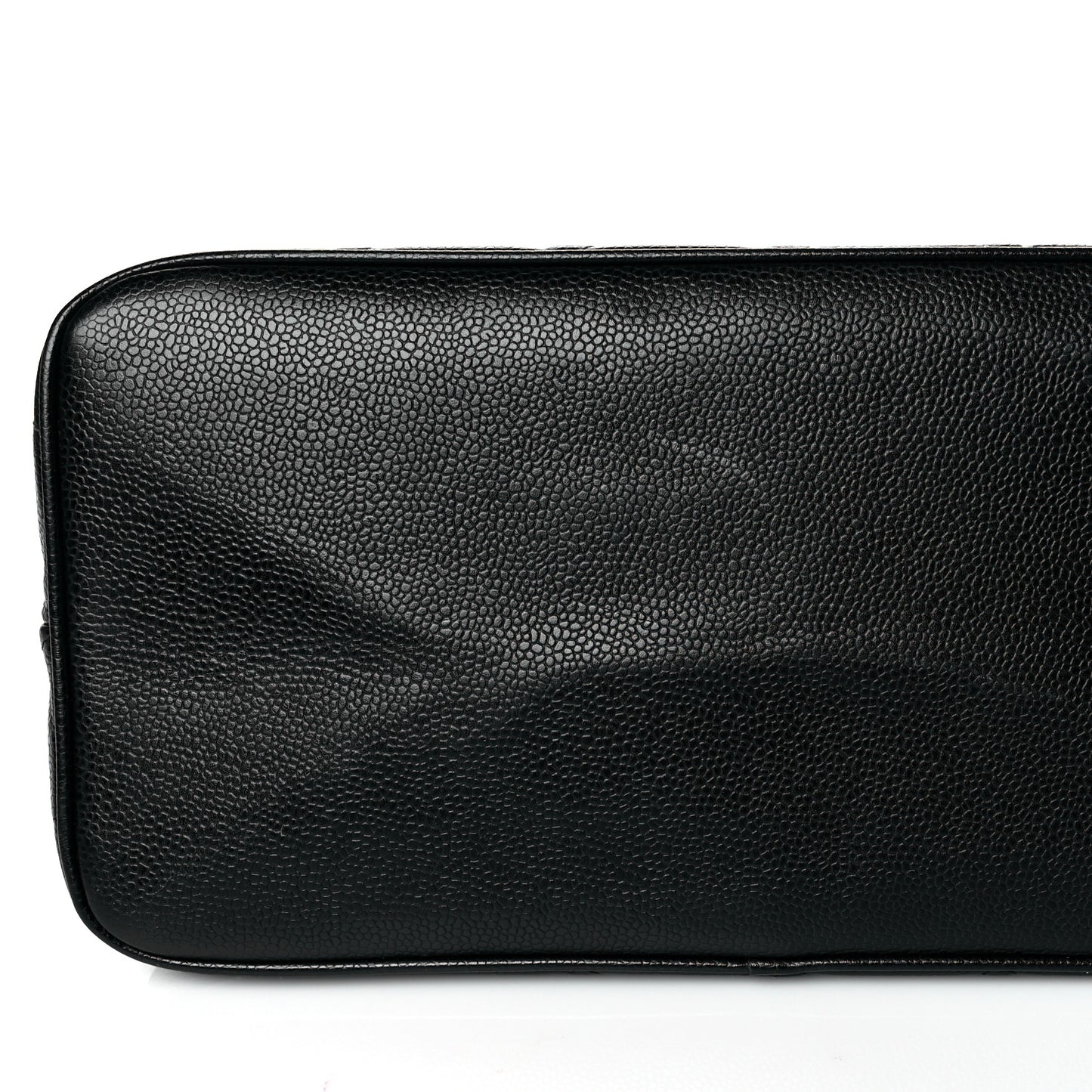 Caviar Quilted Medallion Tote Black