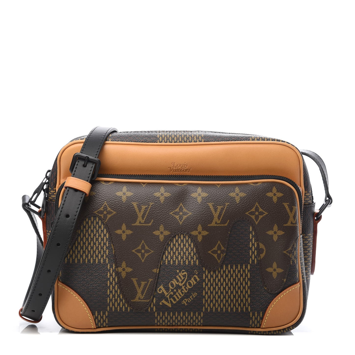 X NIGO Giant Damier Ebene Monogram Nil Messenger