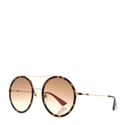 Gucci Round Sunglasses GG0061S Tortoise 1 of 9