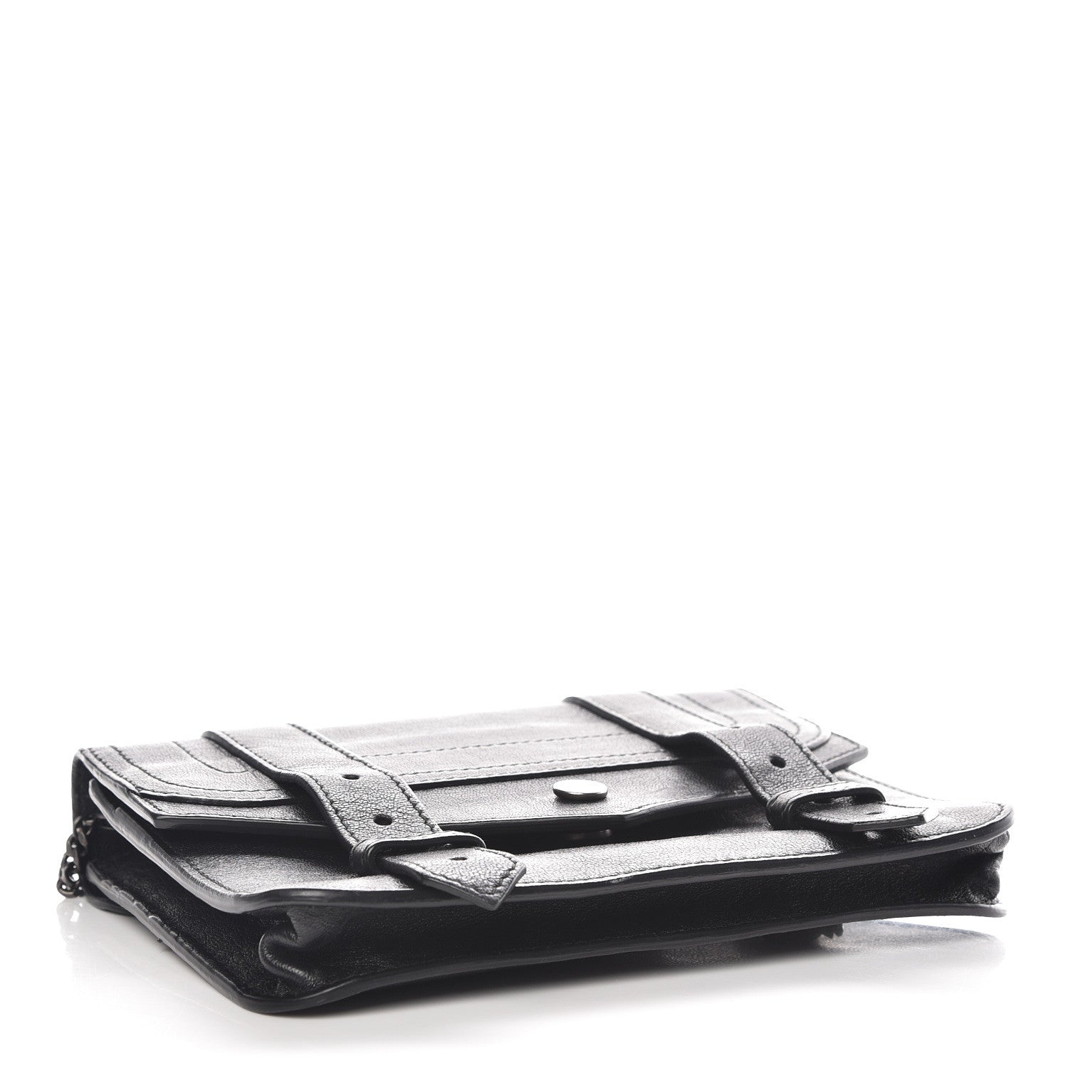 Proenza Schouler Lambskin Large PS1 Chain Wallet Black 4 of 9