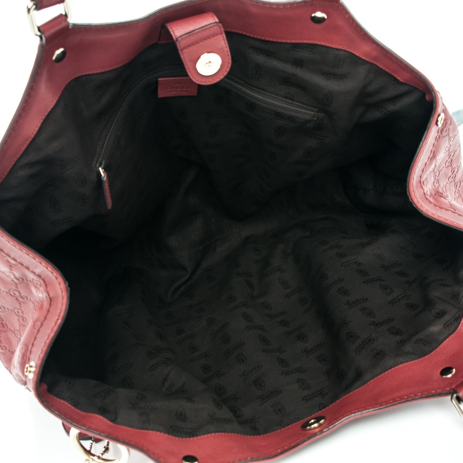 Gucci Guccissima Large Sukey Tote Red 5 of 7