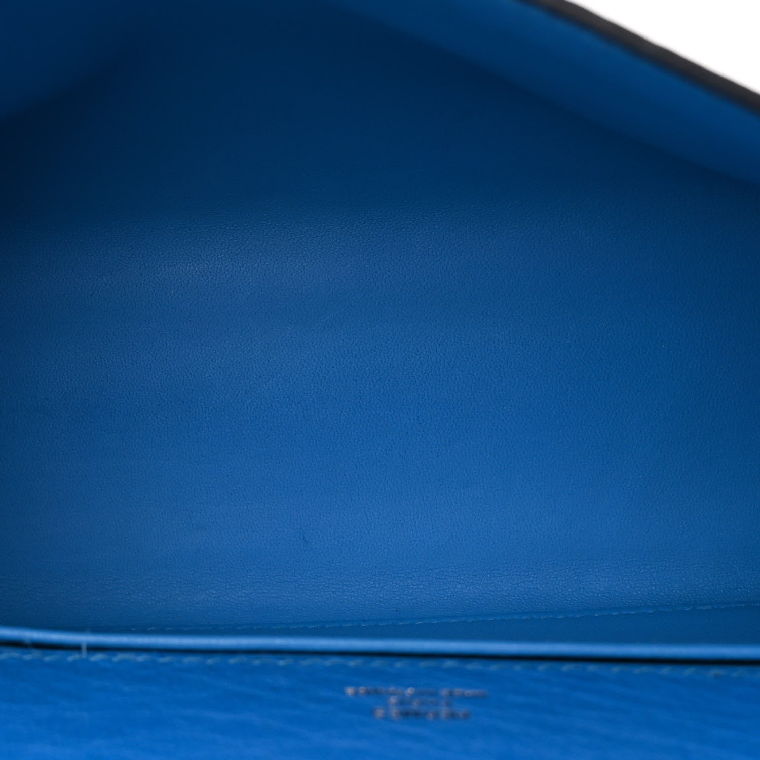 Hermes Ostrich Kelly Pochette Clutch Bleuet 5 of 14