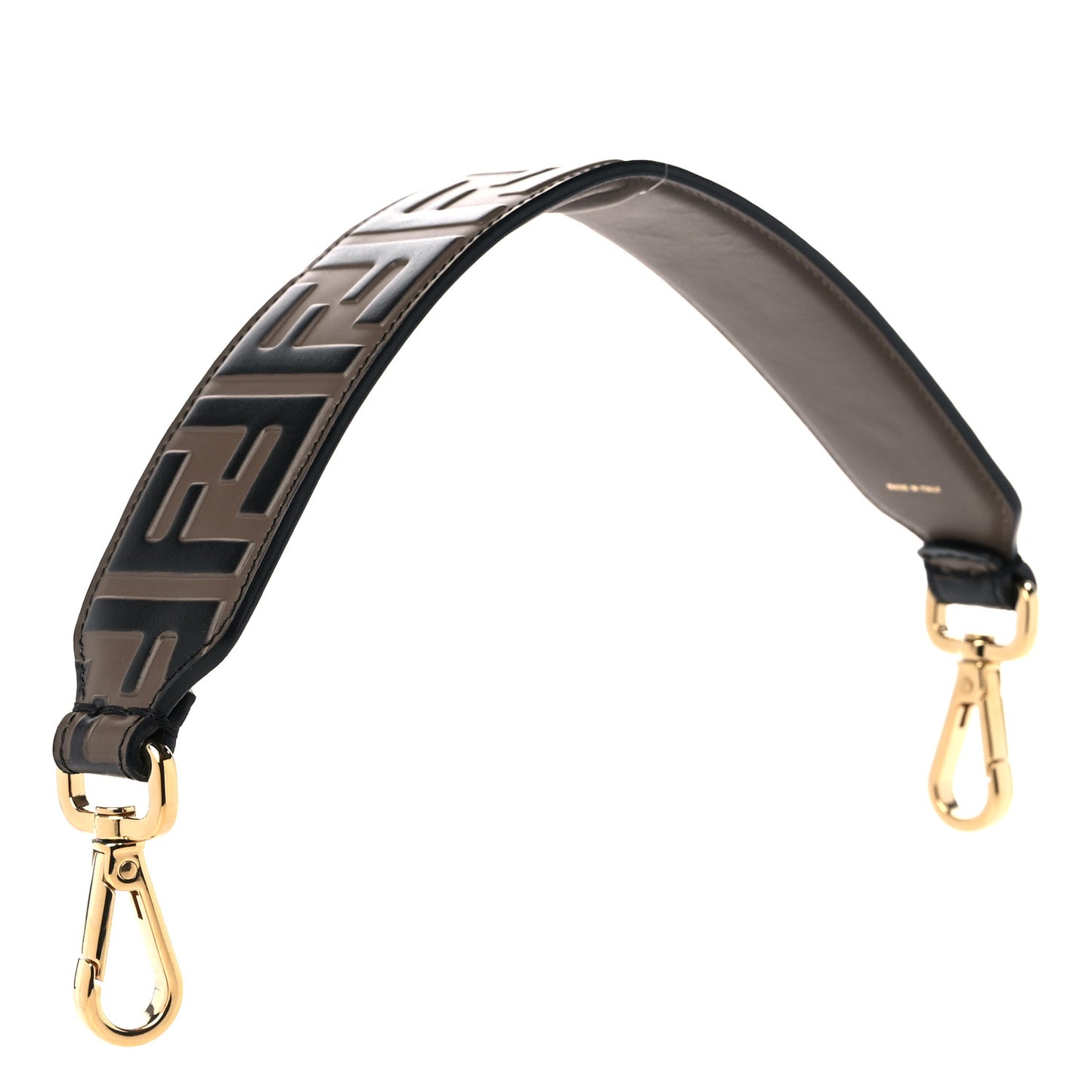Calfskin FF 1974 Embossed Mini Strap You Maya Black