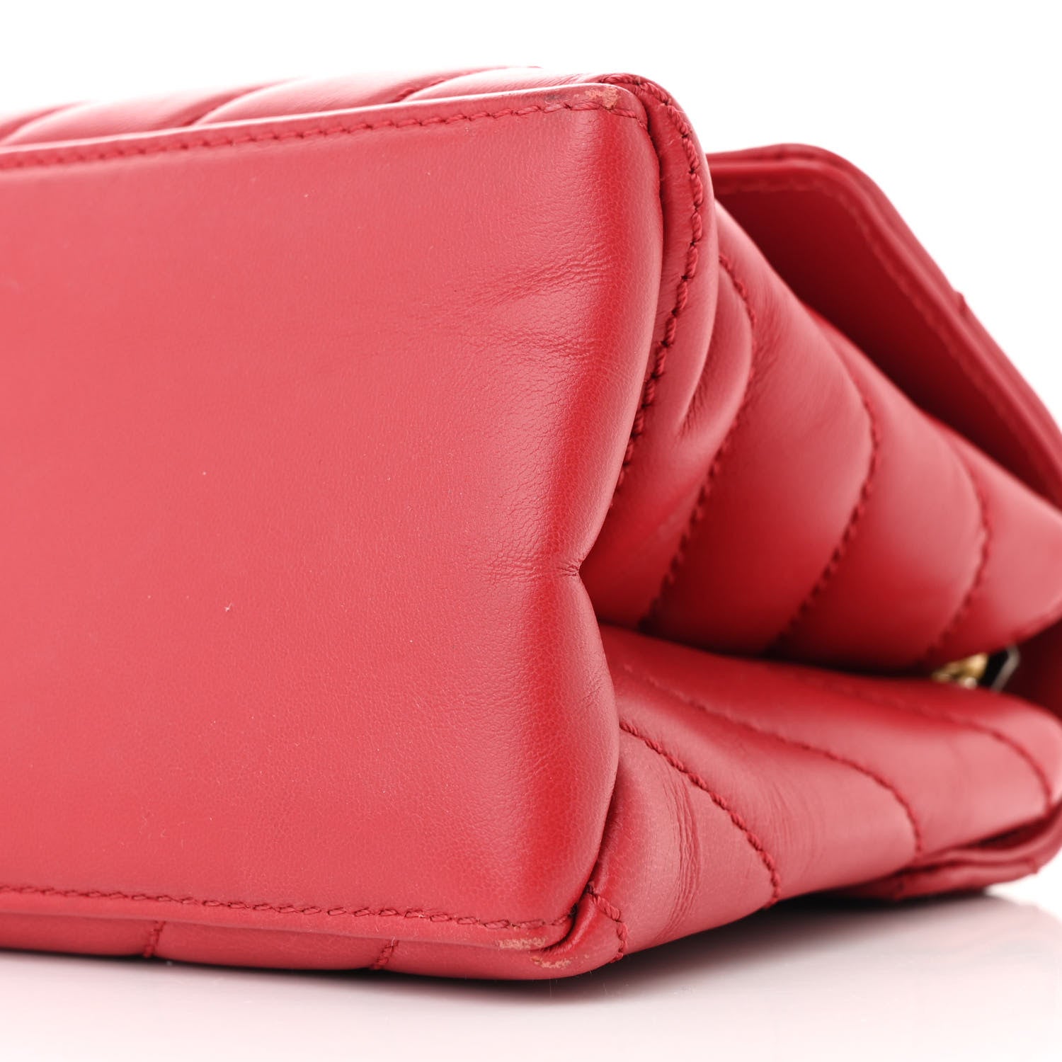 Off-White Calfskin Diagonal Quilted Jackhammer 19 Shoulder Bag Red 10 of 10