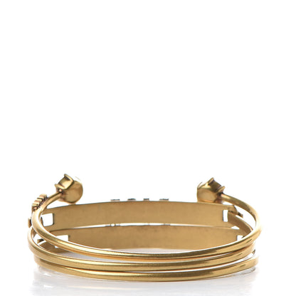 Christian Dior Metal Crystal Dio(r)evolution Bracelet Set Gold 3 of 10