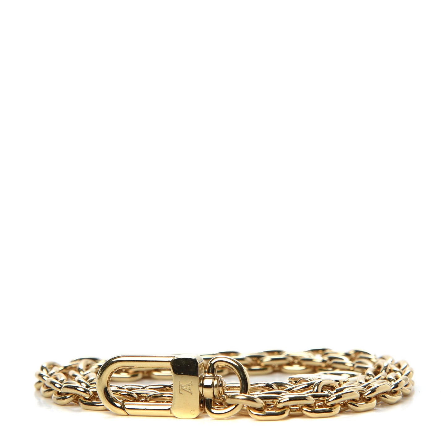 XL Pochette Extender Key Ring Chain Gold