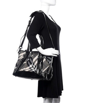 Burberry Nylon Beat Check Lowry Black 2 of 10