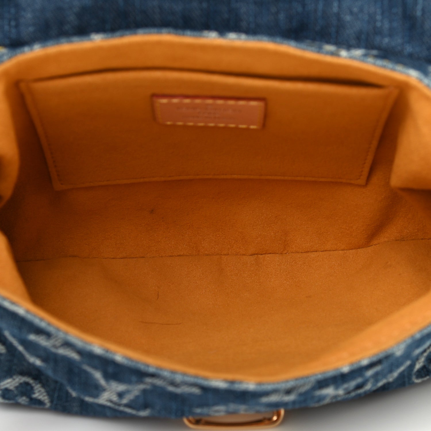 Louis Vuitton Monogram Denim Mini Pleaty Blue 5 of 6