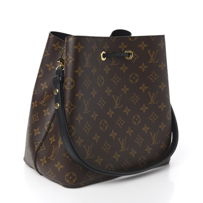 Louis Vuitton Monogram Neonoe MM Black 2 of 8