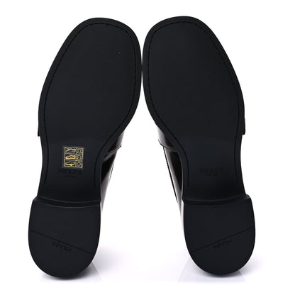 Prada Spazzolato Fume Sienna Loafers 37  Bruciato 5 of 9