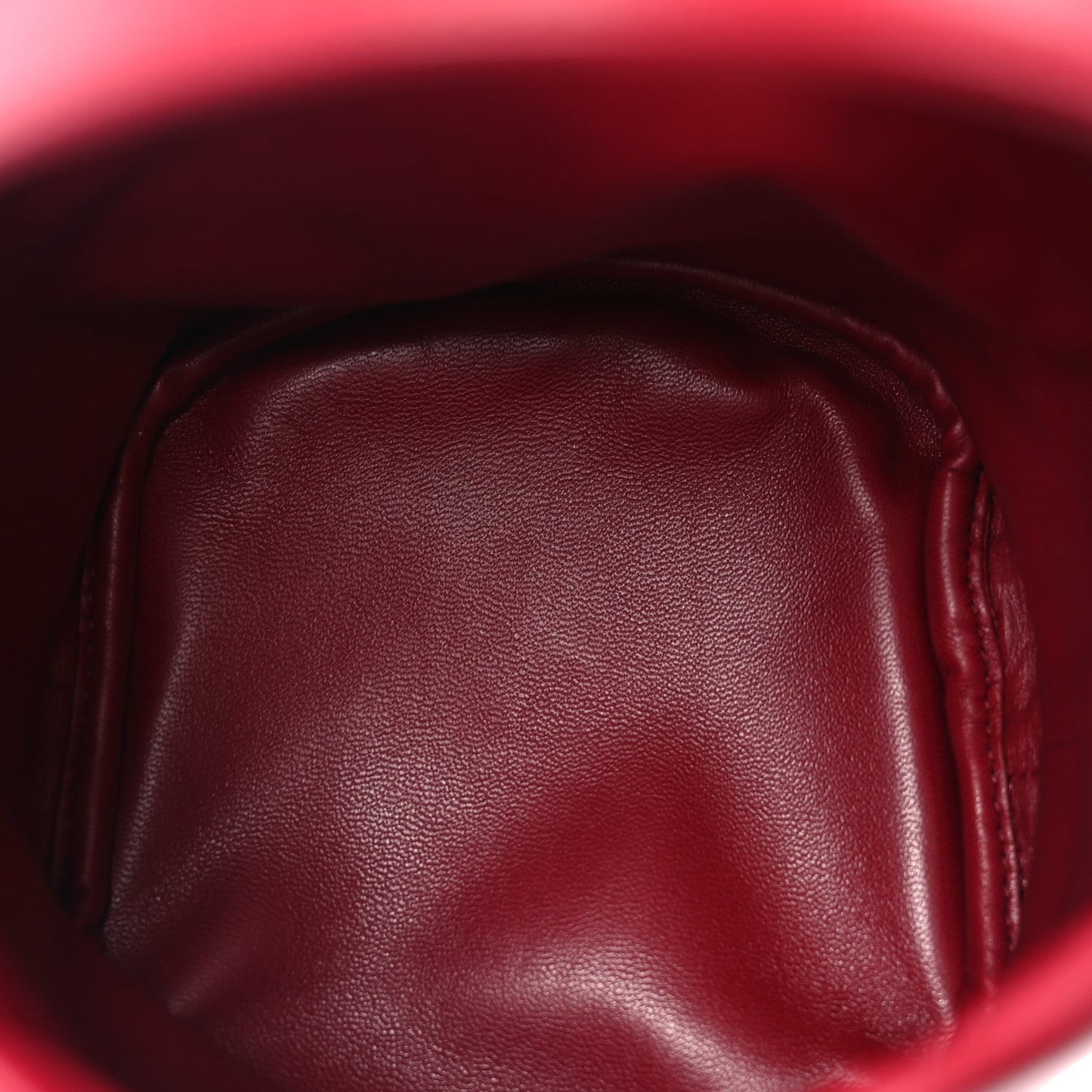 Nappa Mini Petit Sac Noir Bucket Bag Ciliegia