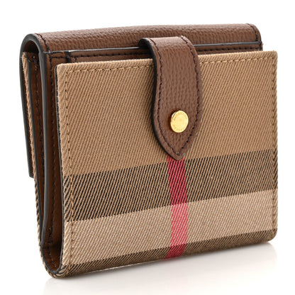 Burberry House Check Luna French Wallet Brown 3 of 7