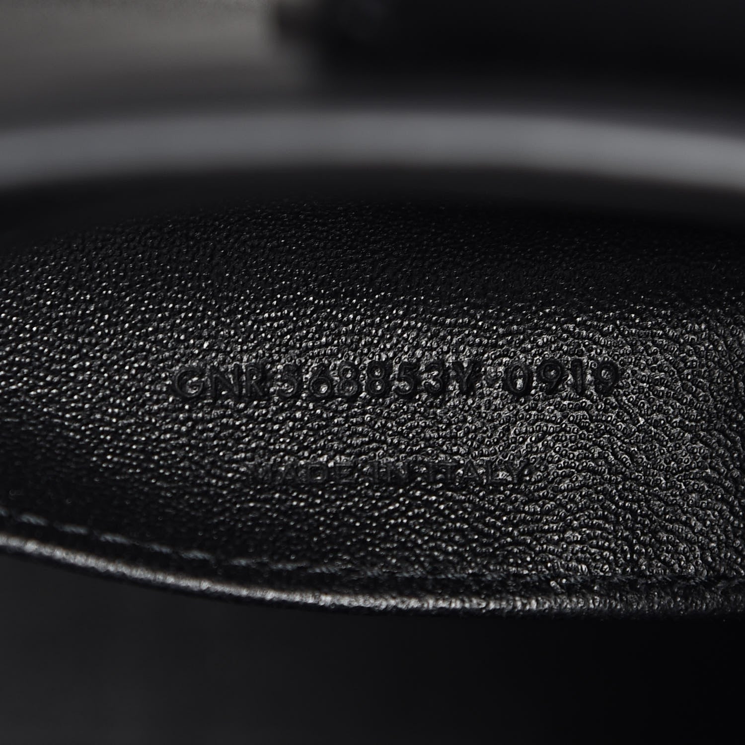 Saint Laurent Calfskin Monogram Baby Cabas Black 7 of 10