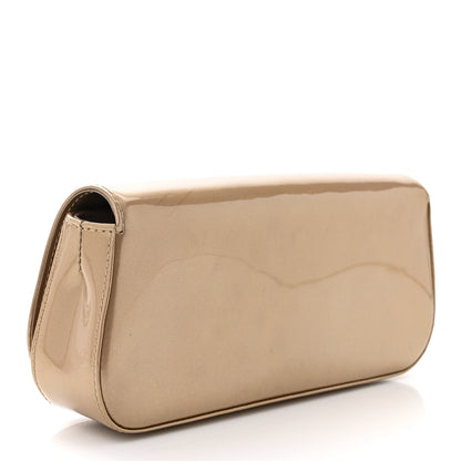 Louis Vuitton Patent Sobe Clutch Beige Poudre 3 of 14