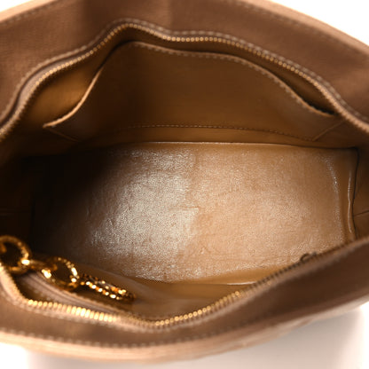 Chanel Caviar Quilted Medallion Tote Beige 5 of 13