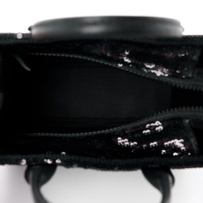 Marc Jacobs Sequin Small The Tote Bag Black 5 of 10