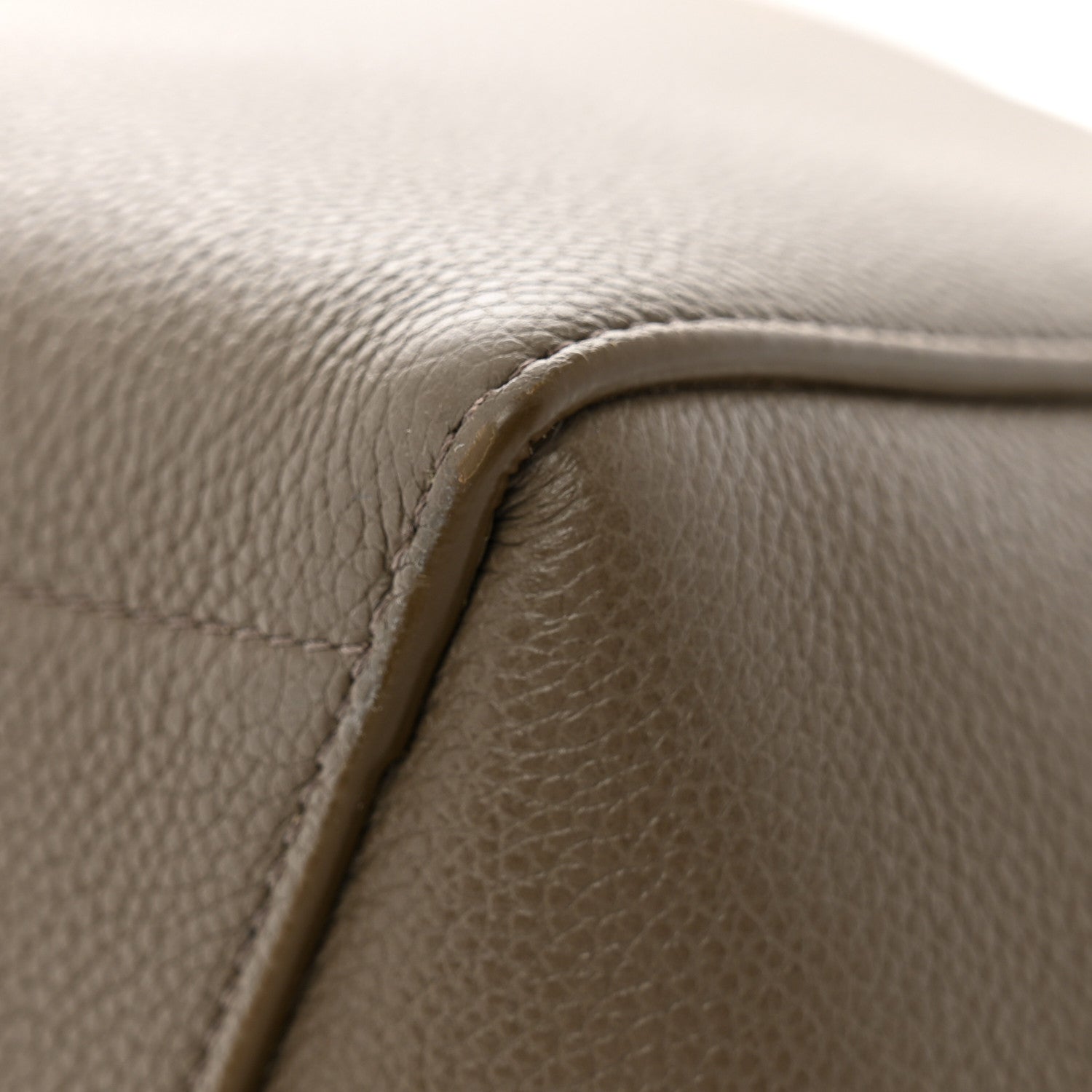 Celine Soft Grained Calfskin Sangle Bucket Bag Taupe 11 of 12