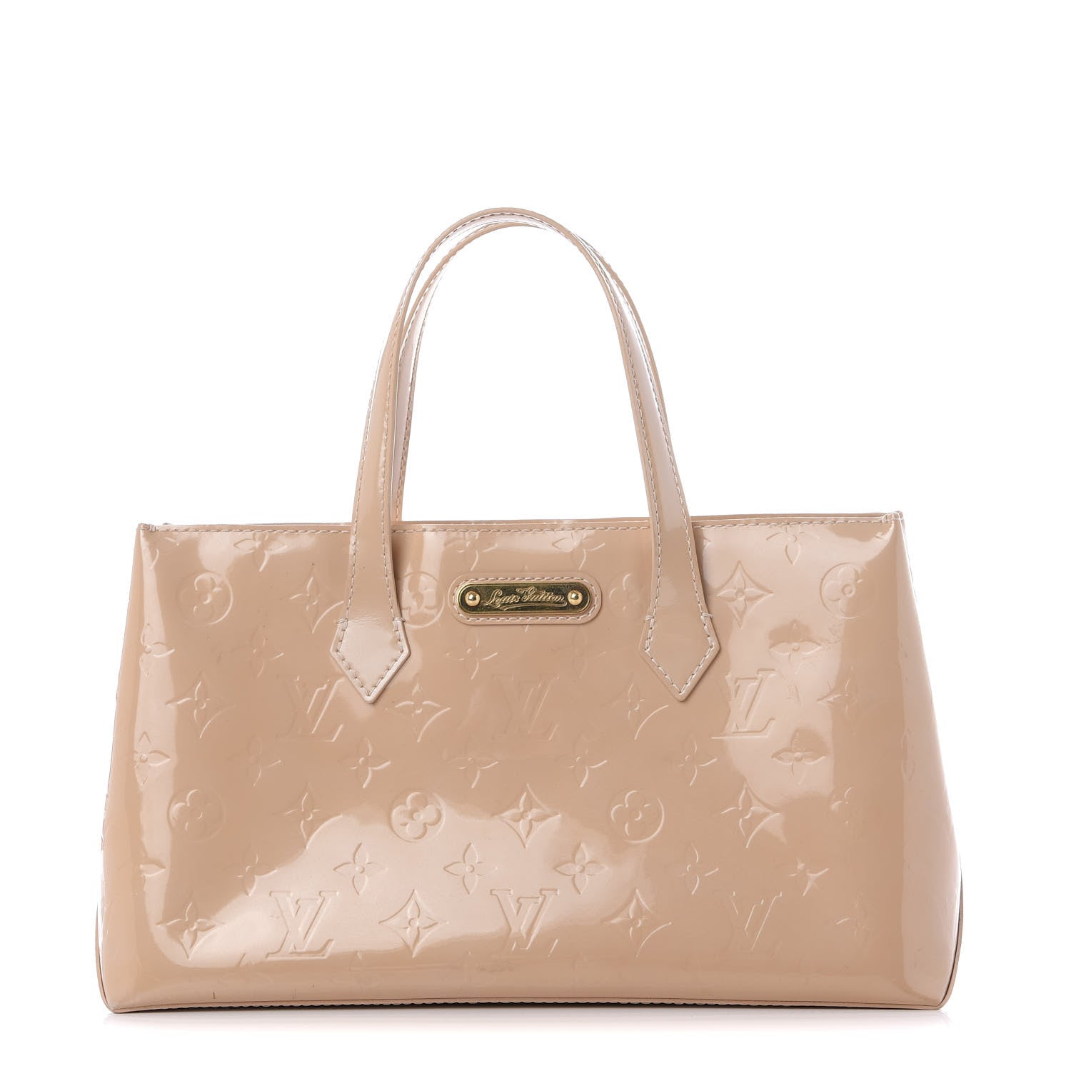 Louis Vuitton Vernis Wilshire PM Blanc Corail 1 of 9