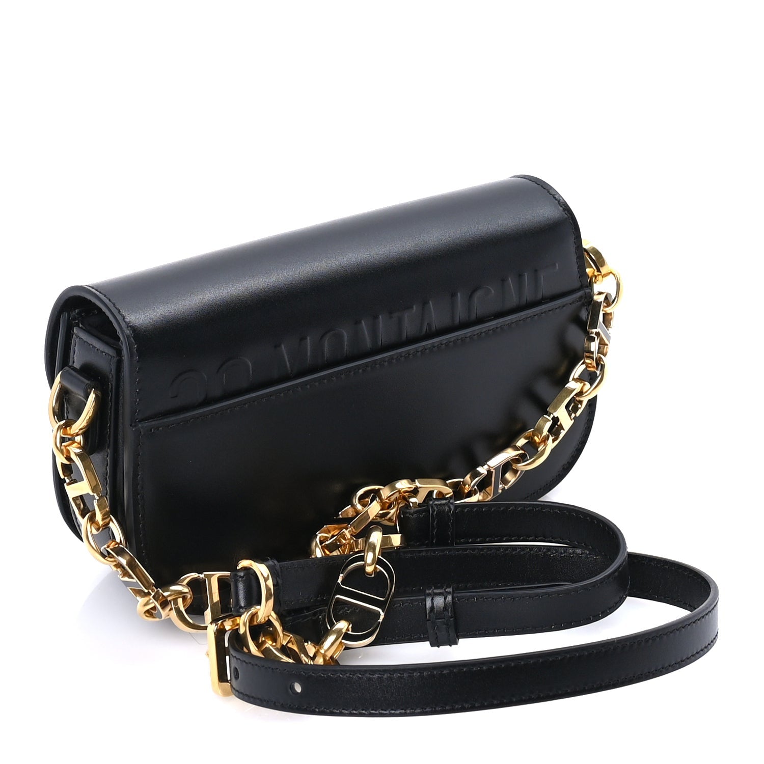 Christian Dior Box Calfskin 30 Montaigne Small Avenue Bag  Black 2 of 7