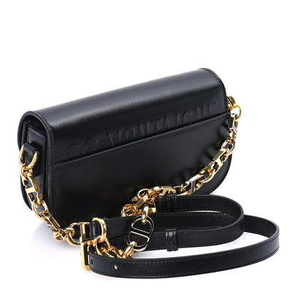Christian Dior Box Calfskin 30 Montaigne Small Avenue Bag  Black 2 of 7