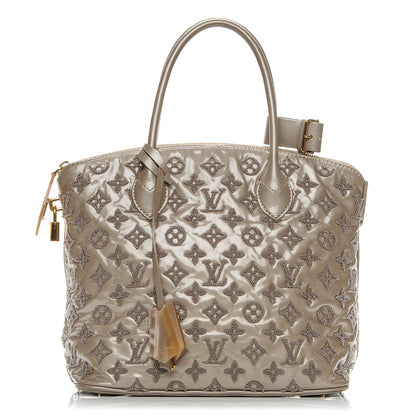 Louis Vuitton Patent Lambskin Fascination Lockit Gris 1 of 11