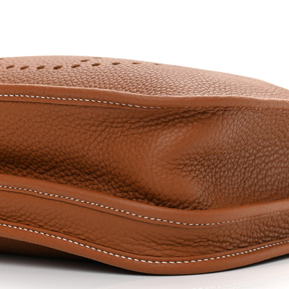 Hermes Taurillon Clemence Evelyne III PM Gold 11 of 11