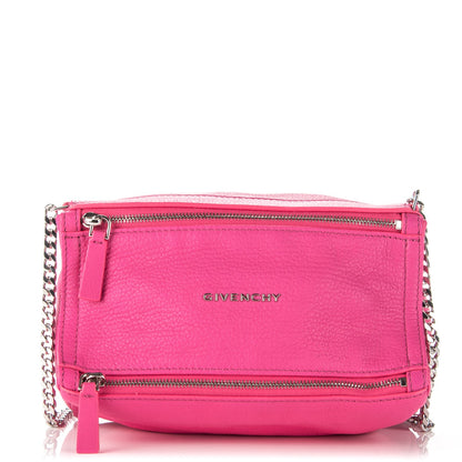 Givenchy Sugar Goatskin Mini Chain Pandora Shocking Pink 1 of 5