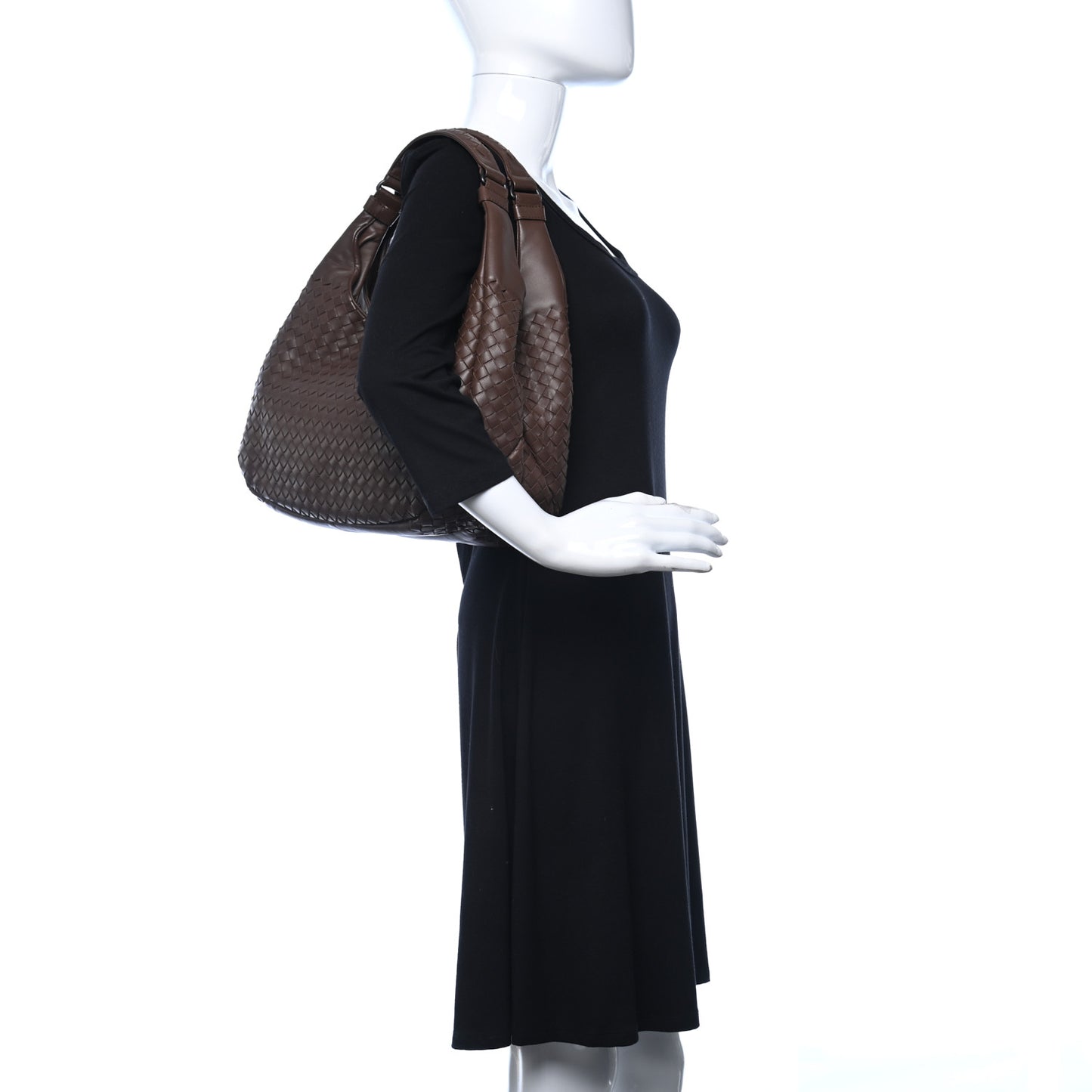 Nappa Intrecciato Medium Brown