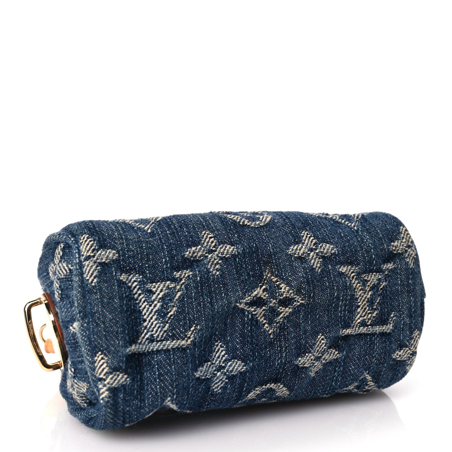 Monogram Denim Pochette Speedy PM Key Holder Blue