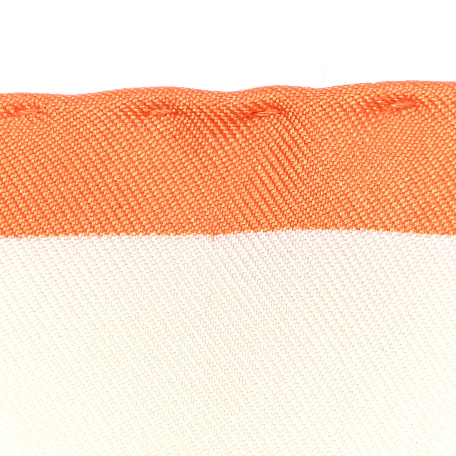 Hermes Silk Figures Libres Scarf 90 Orange Creme Noisette 11 of 11